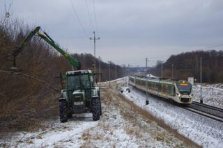 Newag Impuls 45WE-004| Koleje Mazowieckie Sp. z o. o.| Data: 14 stycznia 2016| Miejsce: Nowe Opole| Autor: Mateusz Gadziński