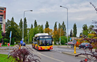 MAN NG313 Lion’s City G CNG #7208| Miejskie Zakłady Autobusowe sp. z o.o. w Warszawie| Data: 15 października 2020| Miejsce: Warszawa, ul. Fort Wola| Autor: Aleksander Koch|