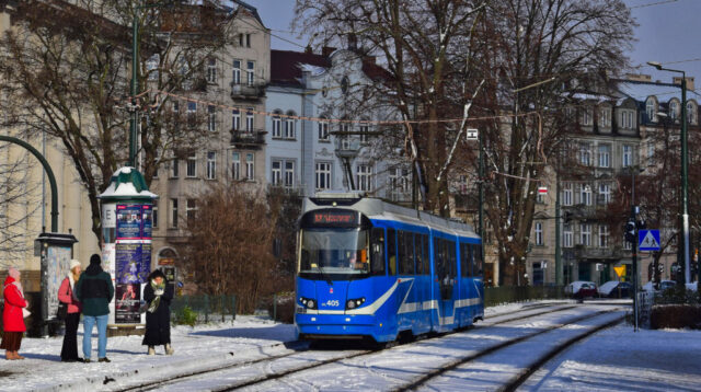 EU8N #HL405| Miejskie Przedsiębiorstwo Komunikacyjne S.A. w Krakowie| Data: 4 stycznia 2025| Miejsce: Kraków, ul. Dietla| Autor: Marcin Nowak