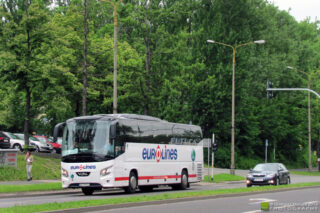 VDL Futura FHD2-129 #132| VT Eurolines Polska sp. z o.o.| Data: 27 maja 2013| Miejsce: Bielsko-Biała, ul. Warszawska.| Autor: Grzegorz Macura|