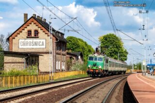 Pafawag 4E EP07-154| PKP Przewozy Regionalne Sp. z o. o.| Data: 3 maja 2008| Miejsce: Chrośnica| Autor: Marek Pawlukowicz