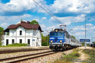 Pafawag 4E EU07-038| PKP Intercity S. A.| Data: 14 maja 2017| Miejsce: Garbatka-Letnisko| Autor: Marek Pawlukowicz