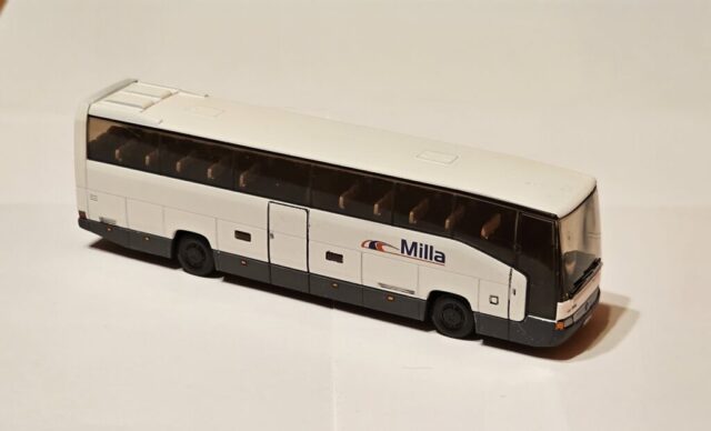 Model autokaru Mercedes-Benz O404| PKS 'Milla" sp. z o.o. w Lesznie| Autor: Leszek Hofman|