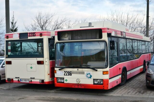 Mercedes O405N2 CNG #2286| Miejskie Przedsiębiorstwo Komunikacyjne - Lublin - sp. z o.o. - Lublin| Lublin, zajezdnia Grygowej| fot. Mpk Lublin