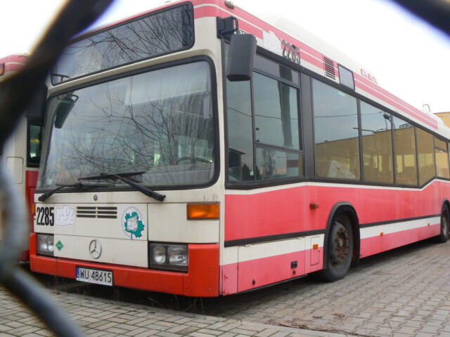 Mercedes O405N2 CNG #2285| Miejskie Przedsiębiorstwo Komunikacyjne - Lublin - sp. z o.o. - Lublin| Lublin, zajezdnia Grygowej| fot. Michał Pietrow
