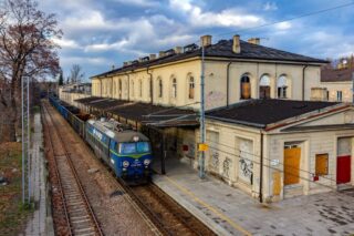 Pafawag 201E ET22-1095| PKP Cargo S.A.| Data: 14 listopada 2015| Miejsce: Sosnowiec Maczki| Autor: Marek Pawlukowicz