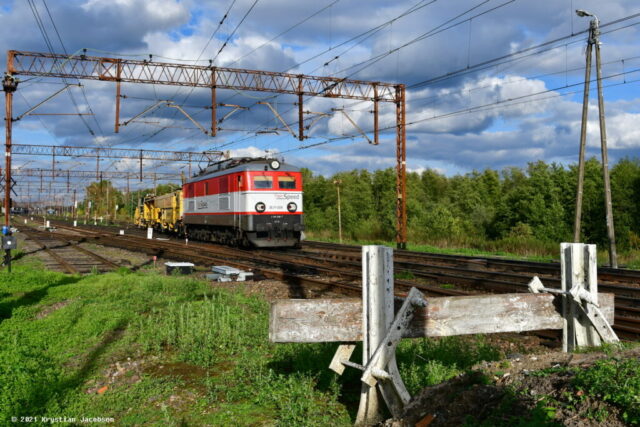 Pafawag 3E/1 3E/1-009| Trainspeed Sp. z o. o. Bełchatów| Data: 30 września 2021| Miejsce: Laskowice Pomorskie| Autor: Krystian Jacobson