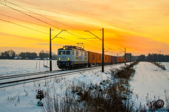 Pafawag 3E/1 3E/1-55| ECCO Rail Polska| Data: 17 stycznia 2021| Miejsce: Obrąb| Autor: Mateusz Gadziński
