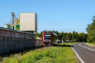 Pesa Bydgoszcz 214Mb SA135-020| Polregio S.A.| Data: 7 sierpnia 2016| Miejsce: szlak Tomaszów Mazowiecki - Spała| Autor: Marek Pawlukowicz