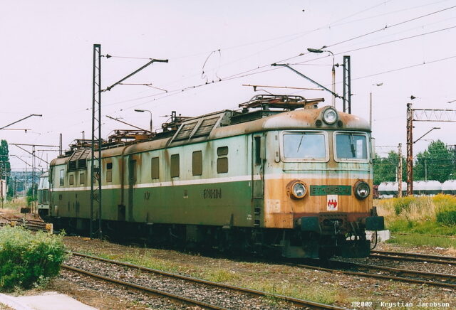 Skoda 77E ET40-60| PKP Cargo S.A.| Data: 4 sierpnia 2002| Miejsce: Gdynia Grabówek| Autor: Krystian Jacobson