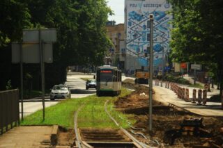 KT4Dt 115 | Tramwaje Szczecińskie sp. z o.o. | Data: 10 sierpnia 2025 | Miejsce: Szczecin, ul. Matejki | Autor zdjęcia: Paweł Pieńkowski |