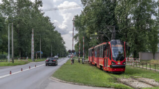 Konstal/MPK 105N-HF 11 AC #703 + #704| Sosnowiec, ul. Wojska Polskiego| 23 lipca 2021| Autor: Albert Koch|