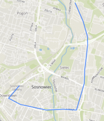 Linia 24 na mapie| Open Street Map|