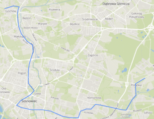 Linia 27 na mapie| Open Street Map|