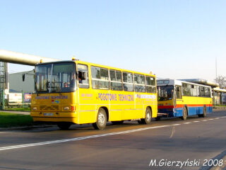 Ikarus 280/A #563| Komunikacja Miejska - Płock sp. z o.o.| Data: 27 kwietnia 2008| Miejsce: Płock, ul. Przemysłowa| Autor: Marcin Gierzyński|