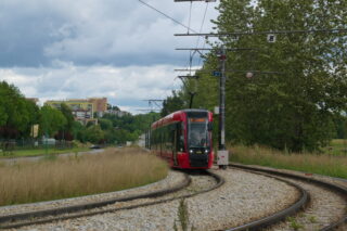 Pesa Twist 2017N #1045| Sosnowiec, al. Ignacego Paderewskiego| 8 sierpnia 2023| Autor: Rafał Kurtyka|
