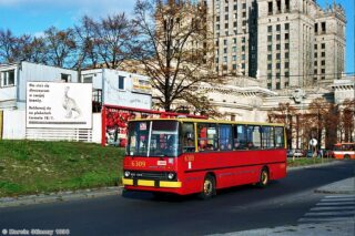 Ikarus 260.73A #6309| Miejskie Zakłady Autobusowe sp. z o.o. w Warszawie| Data: 25 października 1996 r.| Miejsce: Warszawa, Dworzec Centralny| Autor: Marcin Stiasny|