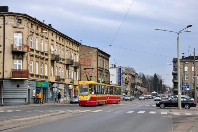 wagon 805N #2029| Miejskie Przedsiębiorstwo Komunikacyjne - Łódź sp. z o.o.| Data: 7 marca 2019| Miejsce: Pabianice, ul. Warszawska| Autor: Jacek Sobota|