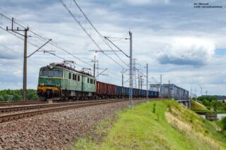 HCP 203E ET41-027| PKP Cargo S.A.| Data: 21 lipca 2012| Miejsce: Linia Kolejowa nr 401 pomiędzy Recłąwiem a Wolinem Pomorskim| Autor: Marek Pawlukowicz