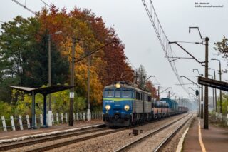 HCP 203E ET41-145| PKP Cargo S.A.| Data: 21 października 2017| Miejsce: Kraków Sidzina| Autor: Marek Pawlukowicz