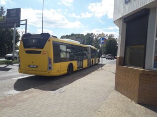 Scania Citywide CN320UA 6×2/2 EB #2081| Miejski Zakład Komunikacji Sp. z o. o. - Koszalin| Data: 19 sierpnia 2025| Miejsce: Koszalin, ul. Zwycięstwa| Autor: Marcin Czech