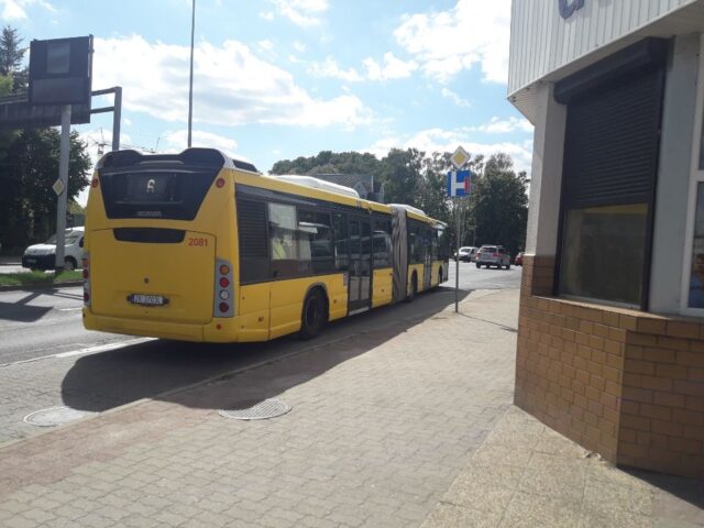 Scania Citywide CN320UA 6×2/2 EB #2081| Miejski Zakład Komunikacji Sp. z o. o. - Koszalin| Data: 19 sierpnia 2025| Miejsce: Koszalin, ul. Zwycięstwa| Autor: Marcin Czech