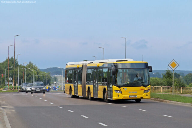 Scania Citywide CN320UA 6×2/2 EB #2082| Miejski Zakład Komunikacji Sp. z o. o. - Koszalin| Data: 25 lipca 2025| Miejsce: Koszalin, ul. Władysława IV| Autor: Piotr Badowski