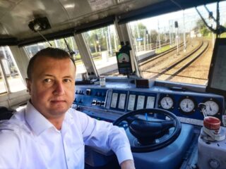 Rafał w pracy| EP07-1035| PKP "Intercity" S.A.| Data: 1 maja 2023| Autor: Rafał Gajdan @Szychta w ICkach|