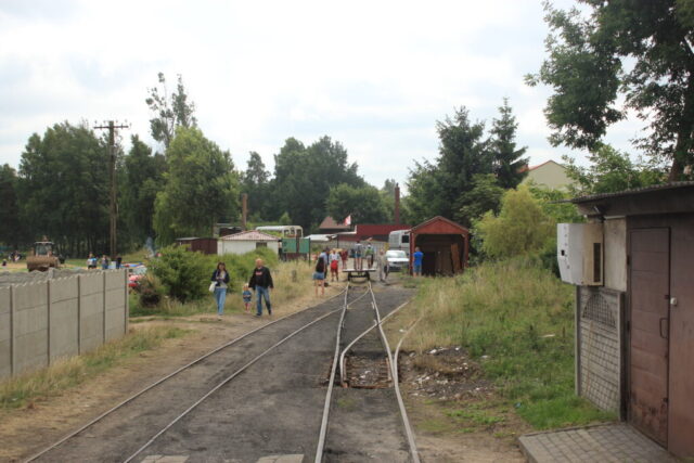 Układ torowy na stacji Rosnowo | Towarzystwo Koszalińskiej Kolei Wąskotorowej | Data: 14.07.2018 | Miejsce: stacja Rosnowo | Autor zdjęcia: Paweł Pieńkowski |