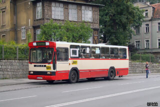 Jelcz M11 #601| Miejski Zakład Komunikacyjny Sp. z o. o. w Jeleniej Górze| Data: 17 września 2008| Miejsce: Jelenia Góra, ul. Wolności ("Mała Poczta")| Autor: Łukasz Musiał
