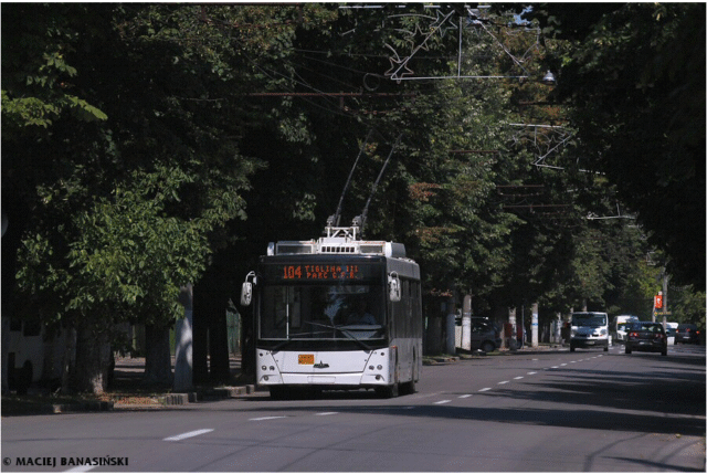 МАЗ-Этон 203Т #GL1402| SC Transurb SA - Galaţi| Data: 25 lipca 2011| Miejsce: Gałacz, Strada Domneasca. | Autor: Maciej Banasiński