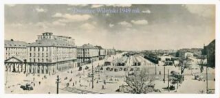 Warszawa Wileńska| Data: 1949| Autor: nieznany (przesłane przez Marcina Kulinicza)| Źródło: www.bazakolejowa.pl