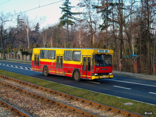 Jelcz M11 #6106| Miejskie Przedsiębiorstwo Komunikacyjne Sp. z o. o. - Wrocław| Data: 11 stycznia 2005| Miejsce: Wrocław, ul. Osobowicka| Autor: Łukasz Musiał