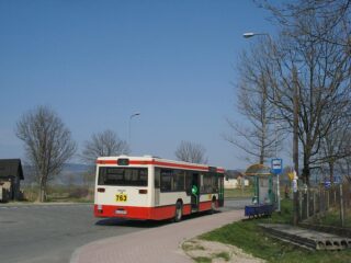 MAN NL202 #763| Miejski Zakład Komunikacyjny Sp. z o. o. w Jeleniej Górze| Data: 11 kwietnia 2009| Miejsce: Jelenia Góra (Maciejowa), ul. Wrocławska/ ul. Trzcińska| Autor: Krzysztof Soboń