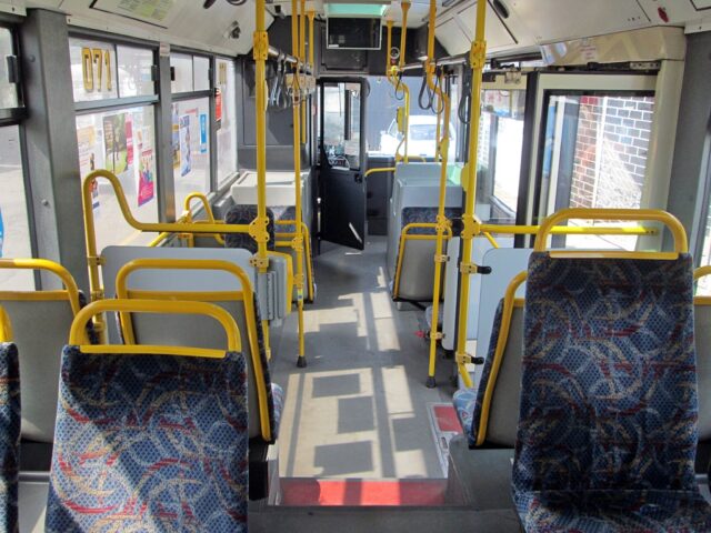 Jelcz M101I3 - wnętrze| Miejski Zakład Komunikacji sp. z o.o. w Białej Podlaskiej| Data: 27-05-2016| Miejsce: Biała Podlaska, ul. Brzegowa (baza MZK)| Autor: Michał Piwowarczyk|