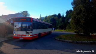 Volvo B10BLE 6x2 #750| Miejski Zakład Komunikacyjny Sp. z o. o. w Jeleniej Górze| Data: 26 października 2023| Miejsce: Komarno – pętla| Autor: Wiktor Czura