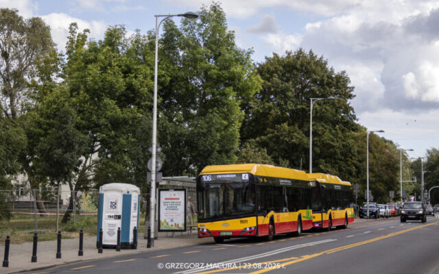 Solaris Urbino 12 IV electric #1931| Miejskie Zakłady Autobusowe sp. z o.o. w Warszawie| Data: 23 sierpnia 2025 r.| Miejsce: Warszawa, ul. Dobra| Autor: Grzegorz Macura| Źródło: www.phototrans.pl|
