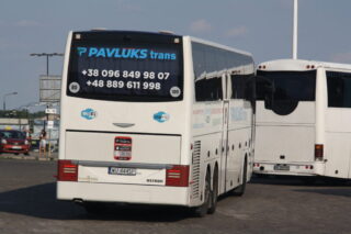 Michał Pietrow "Okiem Autobusiarza w wirze historii"| VanHool od "Pavluks Trans"| Autor zdjęcia: Michał Pietrow|