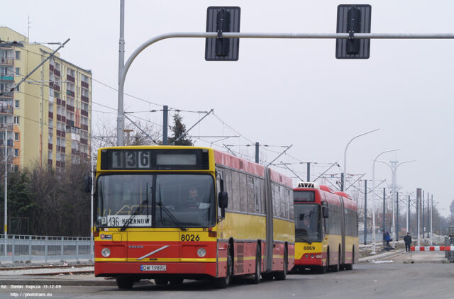 Volvo B10MA #8026| Miejskie Przedsiębiorstwo Komunikacyjne Sp. z o. o. - Wrocław| Data: 13 grudnia 2009| Miejsce: Wrocław, ul. Świeradowska| Autor: Stefan Kopcza