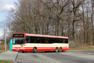 Volvo B10BLE 6x2 #745| Miejski Zakład Komunikacyjny Sp. z o. o. w Jeleniej Górze| Data: 7 marca 2016| Miejsce: Jelenia Góra (Cieplice), ul. Podgórzyńska| Autor: Krzysztof Soboń