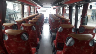 Setra S416UL #ZSL 47920 - wnętrze| Darłowskie Przedsiębiorstwo Przewozowe Sp. z o. o.| Data: 7 maja 2026| Miejsce: Koszalin, dworzec autobusowy| Autor: Marcin Czech