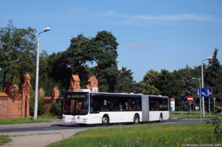MAN NG313 Lion's City G #555| Miejski Zakład Komunikacji sp. z o.o. w Toruniu| Data: 3 lipca 2009 r.| Miejsce: Toruń, ul. św. Józefa| Autor: Mirosław Czerliński| Źródło: www.phototrans.pl|