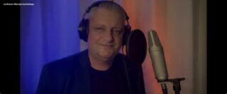 Maciej Łoziński podczas nagrywania| Archiwum rodzinne Macieja|