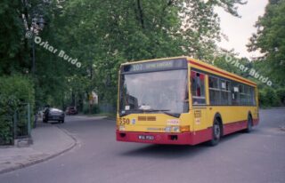 Ikarus 411.08 #6550| Miejskie Zakłady Autobusowe m. st. Warszawy| Data: 1999 r.| Miejsce: Warszawa, ul. Spartańska| Autor: Oskar Burda|