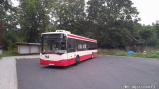 Jelcz M121I/3 #756| Miejski Zakład Komunikacyjny Sp. z o. o. w Jeleniej Górze| Data: nieznana| Miejsce: Jelenia Góra (Goduszyn), ul. Goduszyńska| Autor: Wiktor Czura