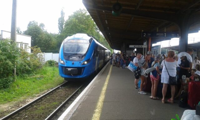 Newag Impuls 36WEa EN63A-043| Województwo Zachodniopomorskie (użytkowane przez Polregio S.A.)| Data: sierpień 2023| Miejsce: Koszalin| Autor: Marcin Czech