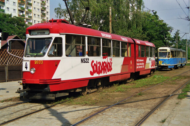 102Na #2033| Miejskie Przedsiębiorstwo Komunikacyjne Sp. z o. o. – Wrocław| Data: 2 września 1997| Miejsce: Wrocław, ul. Grabiszyńska| Autor: Tomasz Flaga