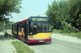 Solaris Urbino 15 III #8910| Miejskie Zakłady Autobusowe sp. z o.o. w Warszawie| Data: 29 lipca 2002 r.| Miejsce: Warszawa, ul. Antoniewska| Autor: Oskar Burda|