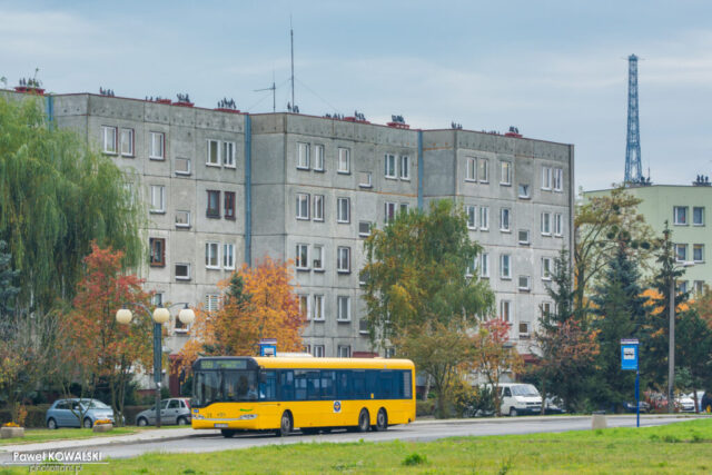 Solaris Urbino 15 II #35| Przedsiębiorstwo Komunikacji Miejskiej sp. z o.o. w Gliwicach| Data: 18 października 2018 r.| Miejsce: Gliwice, ul. I. J. Paderewskieego| Autor: Paweł Kowalski| Źródło: www.phototrans.pl|