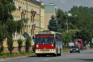 Jelcz M11 #017| Miejski Zakład Komunikacyjny sp. z o.o. w Białej Podlaskiej| Data: 15 lipca 2010 r.| Miejsce: Biała Podlaska, al. Tysiąclecia| Autor: Wojciech Liberda| Źródło: www.czgk.pl|